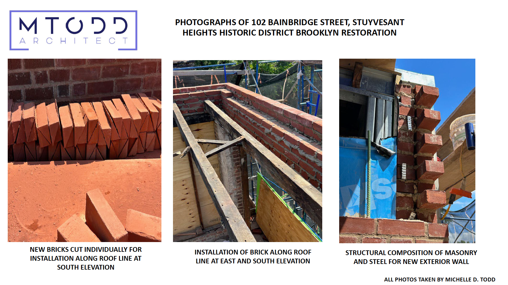 102 bainbridge construction brick architecture michelle todd architects 