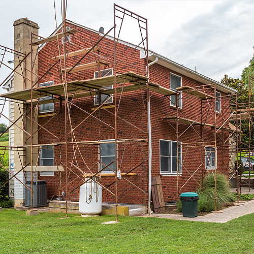 how to replace old siding with thin brick veneer