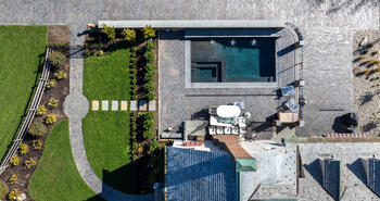 Home with Empire Blue Pavers