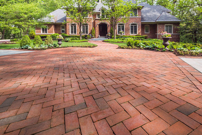 Brick Home with 53-DD Paver
